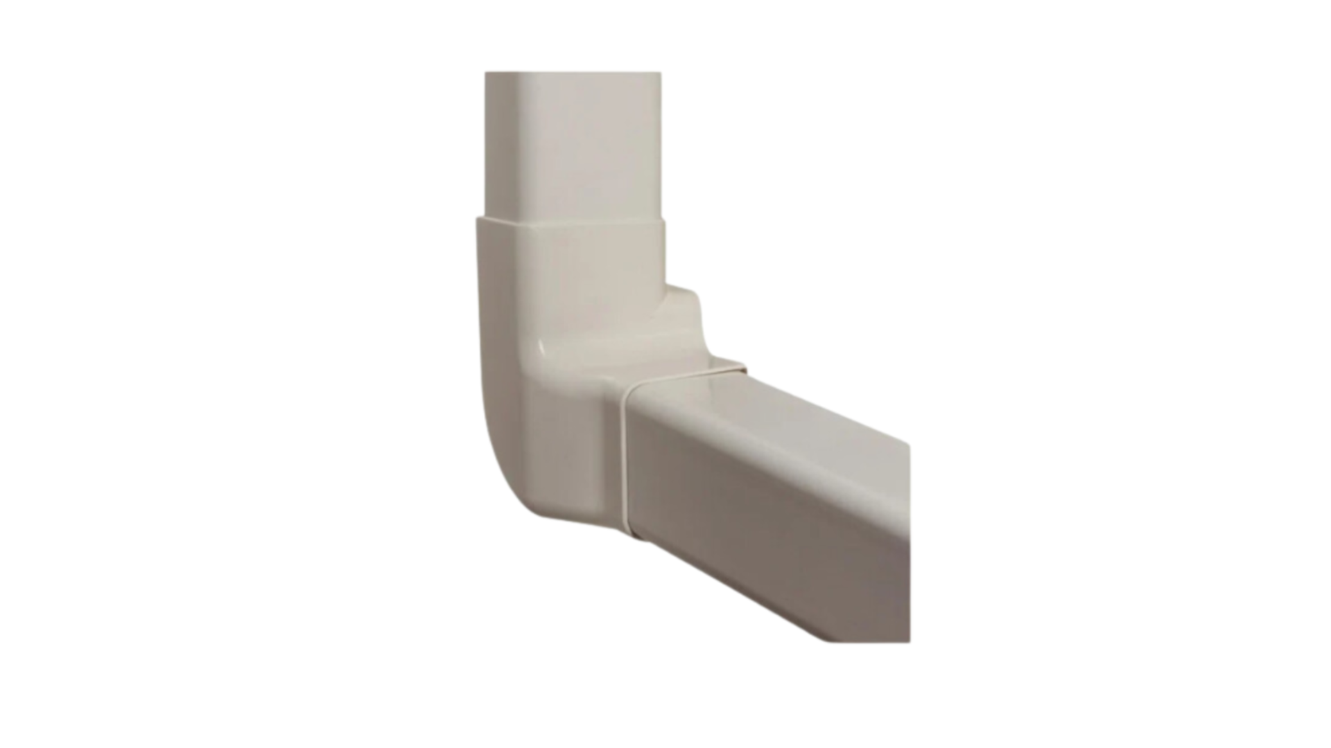 Angle vertical droit 80x60mm Ivoire (4 pcs) - IMPERIALE