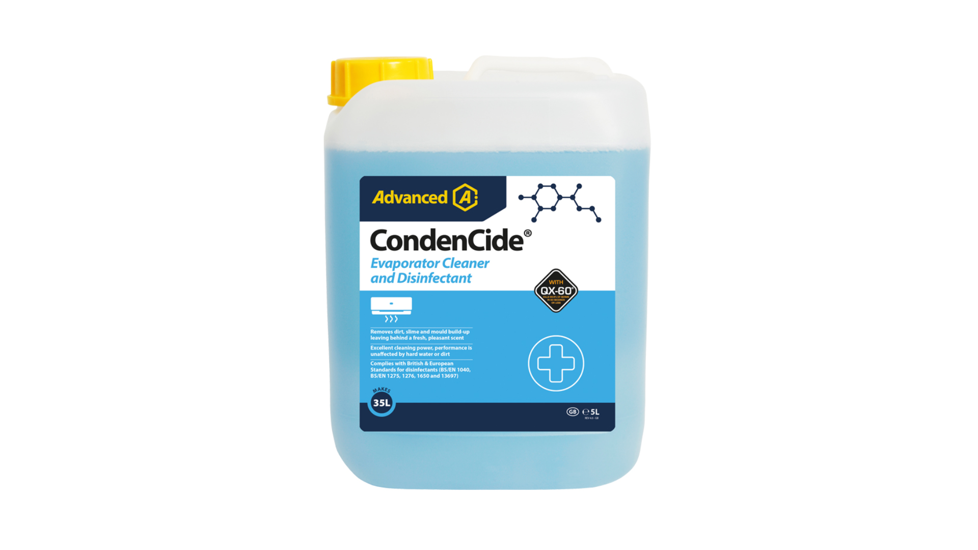 Condencide  nettoyant et désinfectants pour évaporateurs 5L - ADVANCED