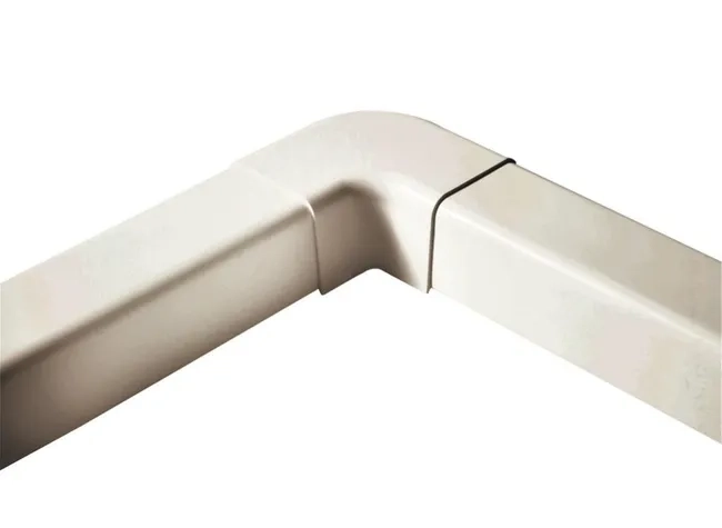 Angle plat 80x60mm Ivoire (8 pcs) - IMPERIALE