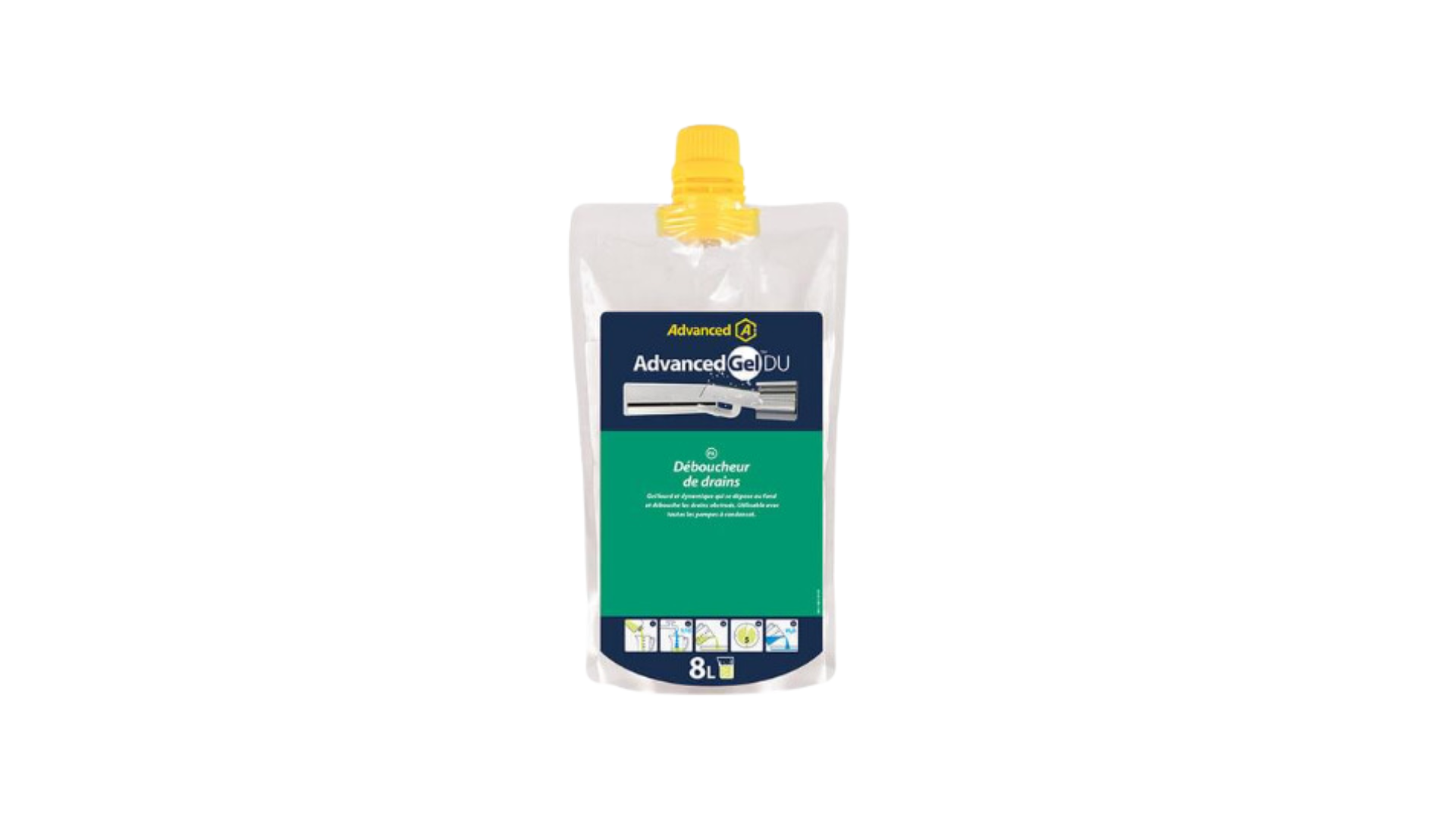 Nettoyant déboucheur de drains AdvancedGel DU 490ml - ADVANCED