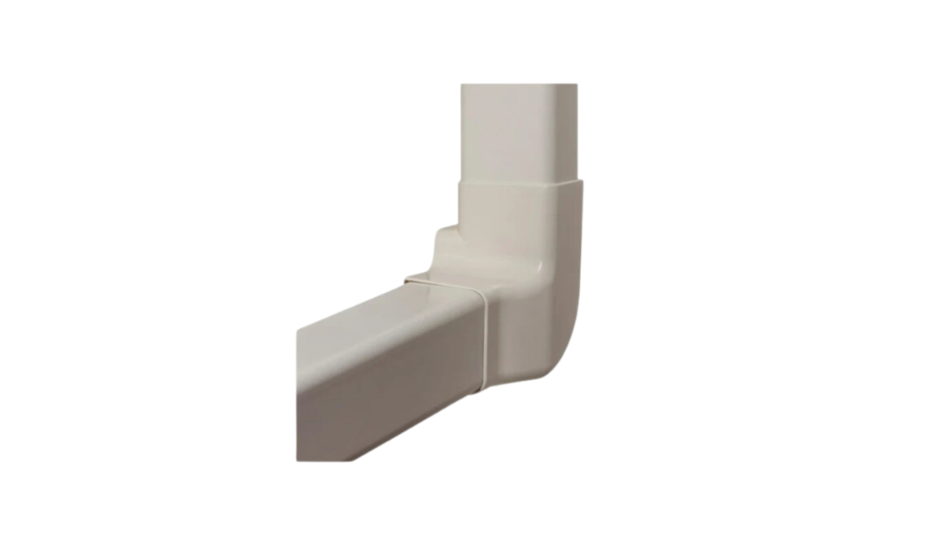 Angle vertical gauche 80x60mm Ivoire (4 pcs) - IMPERIALE