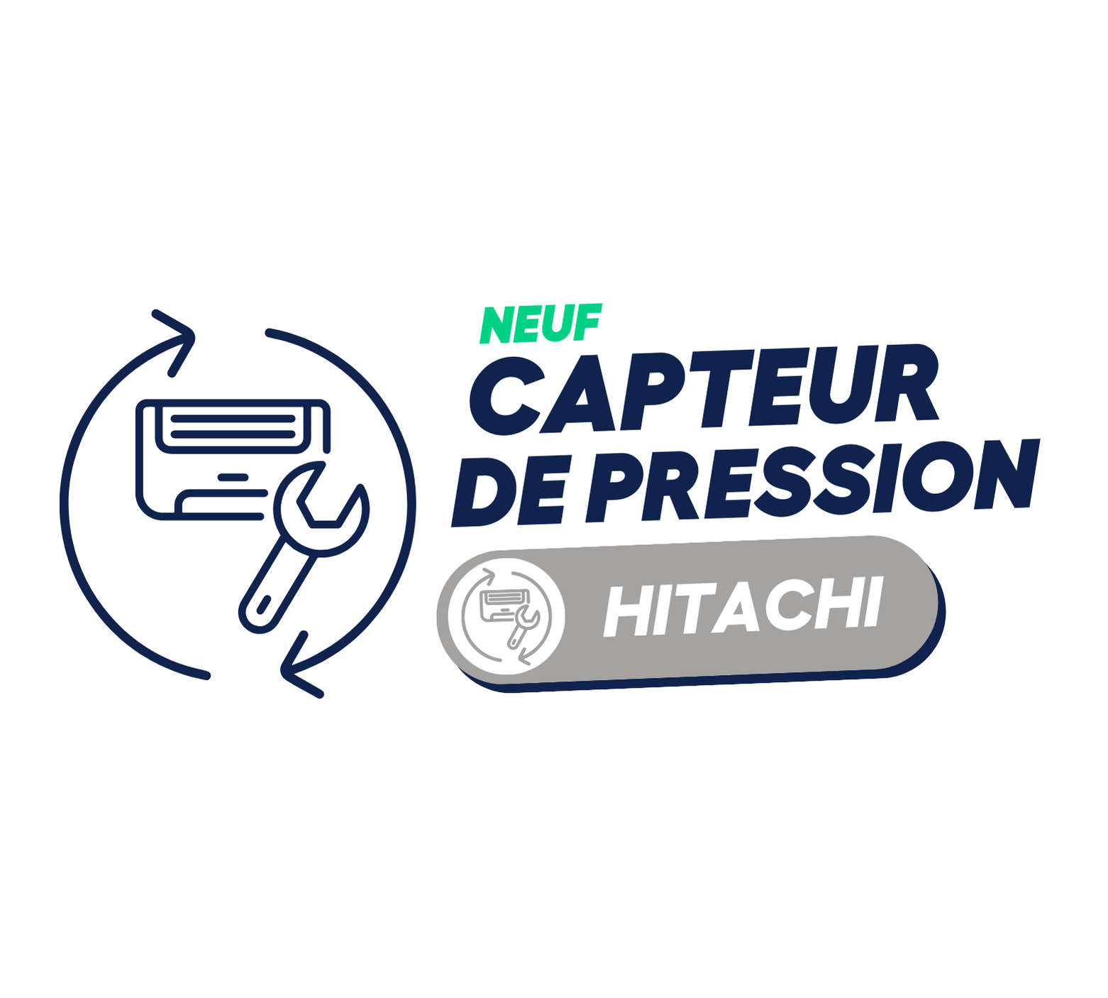 HITACHI - Capteur de pression pour RWH4.0FSVNFE - RWH-6.0FSVNFE (neuf)