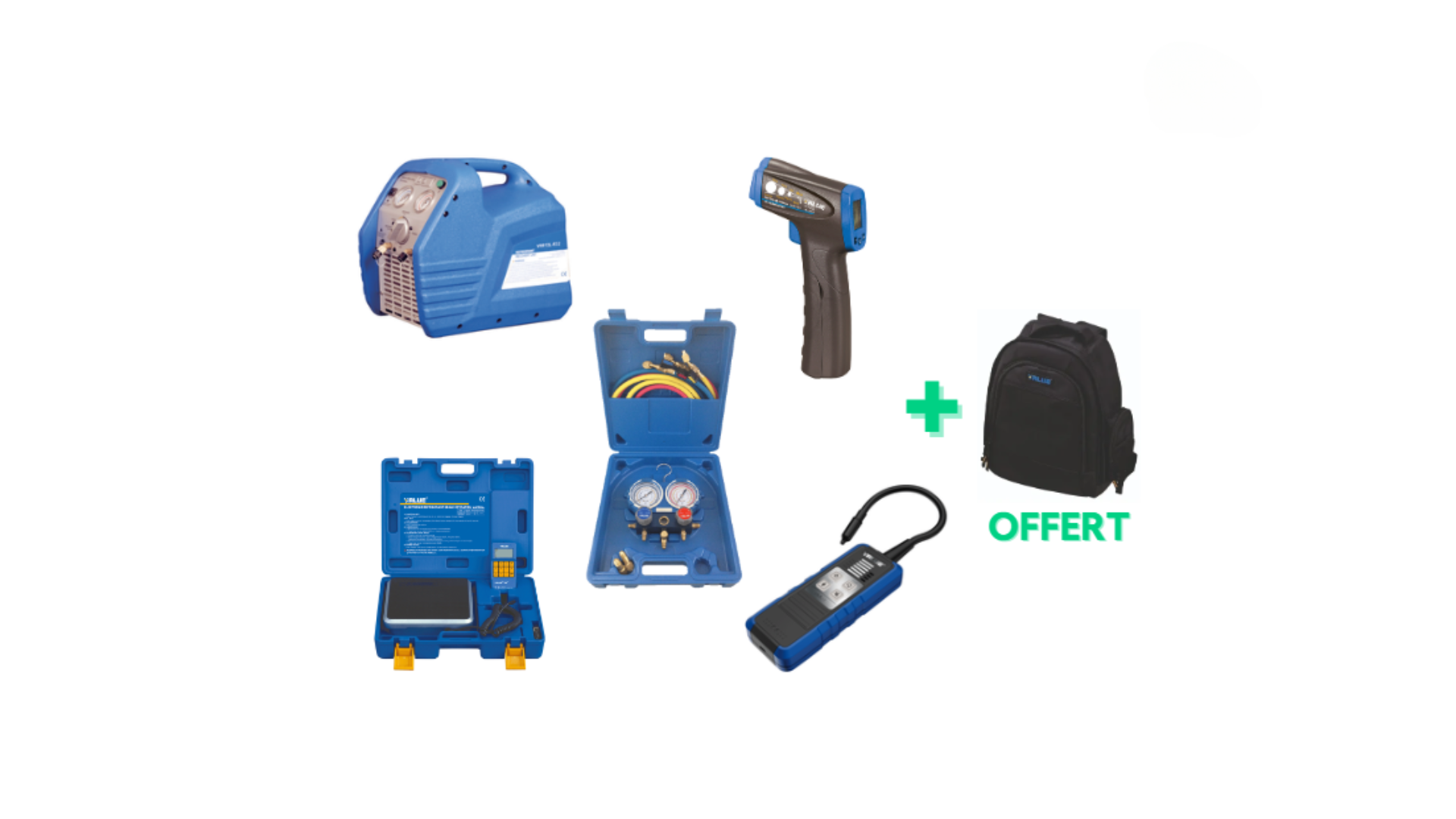 PACK - 1 KIT outillage pour Attestation de Capacité acheté = 1 Sac à dos Value OFFERT - VALUE