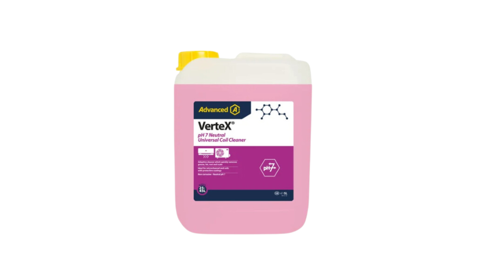 Nettoyant Universelle Vertex 5L (pH neutre) évaporateur/condenseur - ADVANCED