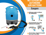 Nettoyeur haute pression autonome sur batterie Easypro - Easyclim