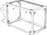 Cage antivandalisme (moyenne) B9164 - XTRA