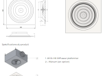 Diffuseur de plafond circulaire RCD-HR - ACP