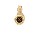 Adaptateur de vanne de sécurité pour raccord Schrader 1/4"M x 5/16"F - VALUE