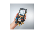 testo 558s kit Smart Vide - Manifold électronique intelligent avec sondes de température et de vide sans fil et jeu de 4 flexibles - TESTO