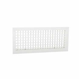 Grille de soufflage double déflexion 300x150mm- Blanc