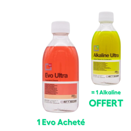 1 EVO ULTRA acheté = 1 ALKALINE ULTRA offert ! Nettoyant puissant pour évaporateur  (Flacon 250ml) - LINSTRUMENT