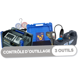 Forfait de vérification d'outillage frigoriste - 3 outils  (toutes marques)