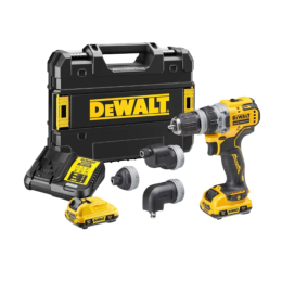 Perceuse visseuse à têtes multiples XR 12V 3Ah Li-Ion Brushless DeWALT + 2 batteries et 1 chargeur - DEWALT