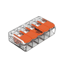 Borne de raccordement compact 5 conducteurs (25p) - WAGO