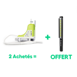 Pack malin 2 Mini Verte Silence + Blanche Kwik Fix achetée = 1 Lampe d'inspection de poche OFFERTE /  FP3324/5 - ASPEN PUMPS