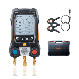 KIT - Testo 550s Kit standard - Manifold électronique intelligent avec sondes de température filaire à pince - TESTO