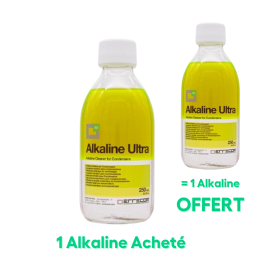 1 ALKALINE ULTRA acheté = 1 ALKALINE ULTRA offert ! Nettoyant puissant dégraissant et dépolluant pour condenseur (Flacon 250ml) - LINSTRUMENT