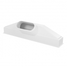 Plenum de soufflage linéaire ABS 535 mm piquage 160mm