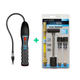 Pack Malin - Détecteur de fuite de fluide + Kit injection colmateur de fuites - JAVAC